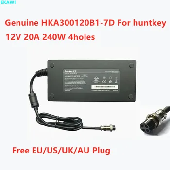 Истински huntkey HKA300120B1-7D 12V 20A 240W 4 дупки 4PIN Адаптер За Зарядно Устройство