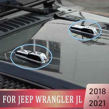 За Jeep Wrangler JL 2018-2023 Етикети на Автомобилна Капака, малка перука на темето на Главата, Предната Аксесоари, Автомобилни Външни Детайли