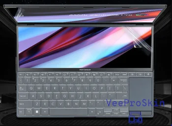 За ASUS Zenbook Pro 14 Duo OLED UX8402 ZA ЗЕ UX8402Z UX8402ZA UX8402ZE 2022 Защитно фолио за екрана 14,5 инча, капака на Клавиатурата на лаптоп