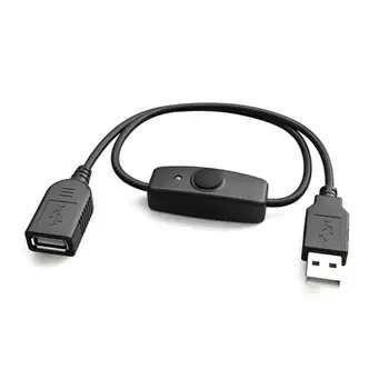 Синхронизация на данни USB 2,0/3,0 Удлинительный Кабел USB удължителен кабел С led Индикатор за Включване-изключване на КОМПЮТЪРА Raspberry Pi USB Вентилатор Led Лампа