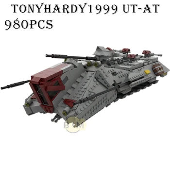 НОВ космически кораб Moc Tonyhardy1999 UT-AT модел buiding kit блок самоблокирующихся тухли играчка, подарък за Коледа