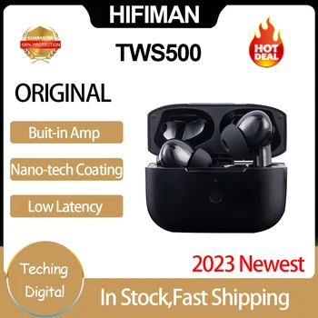 Оригинални слушалки Hifiman TWS500 ANC True Wireless Bluetooth, Детска музика-втулки, Активно намаляване на шума, сверхдлительный режим на изчакване