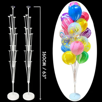 Поставка за балони, колона за украса на сватба, рожден ден, детски тапети, арка от балони, аксесоари за балони, коледна декорация, помпа