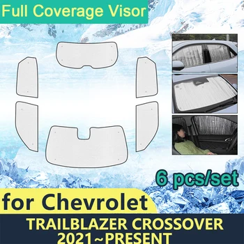Слънчеви Очила С Пълно Покритие За Кросоувър Chevrolet Trailblazer 2021 2022 2023 Автомобилни Аксесоари За Стъкла Козирка Слънчеви Прозорци