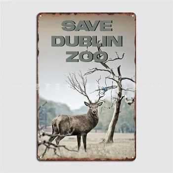 Запишете Дизайн Дъблинския зоологическата градина Метални табели Плакат Стенни Пещера Вечерни Стикери Настройка на тенекиен означения Плакат