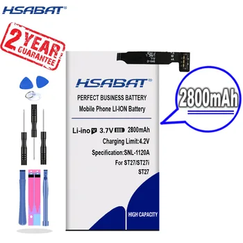 Новият Пристигането на [HSABAT] 2800 ма AGPB009-A003 Взаимозаменяеми Батерия за Sony Ericsson Xperia go ST27 ST27i ST27a