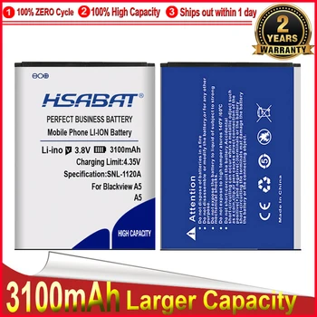 Батерия HSABAT 3100mAh за мобилни телефони Blackview A5 Bateria 