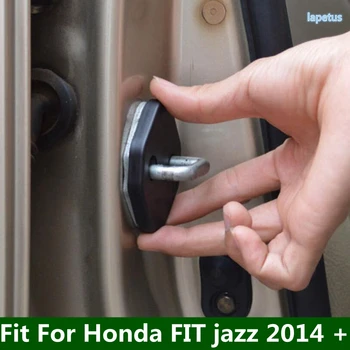 Черен Автомобилен ремонт, аксесоари за декориране на Honda FIT (jazz 2014 2015 2016, капачка с ключалка на крилото на замъка, водоустойчив защитно покритие, за довършителни работи