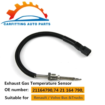 7421164790 Сензор за Температурата на Отработените газове За Renault/За Автобуси Volvo VAH/VHD/VN Trucks OE Номер 21164790