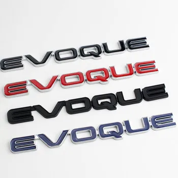 Метални Букви За Автомобила EVOQUE Лого Емблема на Land Rover Renge Етикети Range Rover Evoque 2019 2013 2015 2016 2017 Аксесоари За Багажника