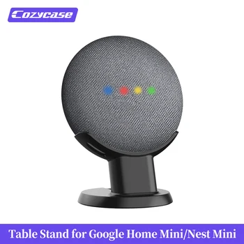 Настолна поставка Cozycase за гласови асистенти Google Home Mini/Nest Mini Компактен аудио поддръжка на притежателя за спални пиедестал