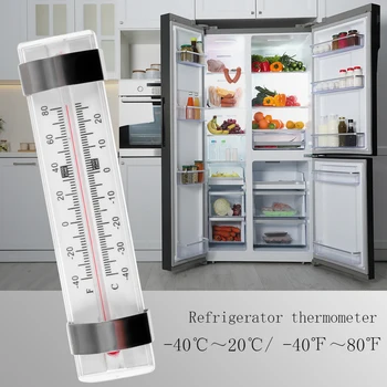Пластмасов Хладилник, термометър за хладилник, който запазва свежестта, сензор за температура, охлаждане, измерване на температурата на охлаждане, кухненски инструменти
