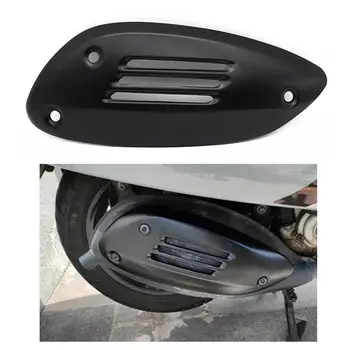 Капак на ауспуха на мотоциклета, топлинен щит, защита, черен панел, протектор/за Vespa GTS 125 250 300/