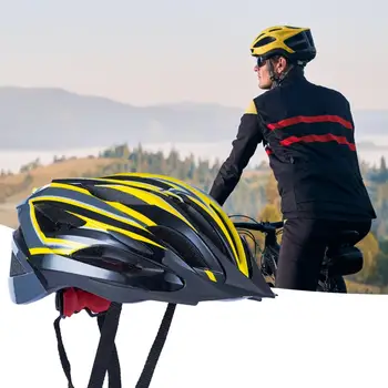 Велосипеден Шлем С Подвижни Полета Дишаща Велосипеден Шлем С 22 Вентилационни Отвори EPS Удароустойчив Велосипеден Шлем Кормило Обзавеждане За Колоездене