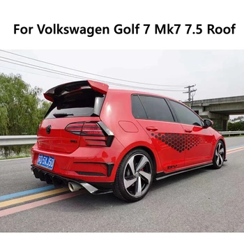 За Volkswagen Golf 7 Mk7 7.5 GTI Заден спойлер на покрива, крило TC Style 2013-2020