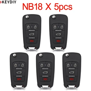 5 бр. X Универсален многофункционален ключ дистанционно серия NB18 NB за безжично дистанционно управление KD900/URG200/KD-X2/KD-MAX
