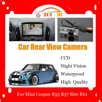 Автомобилна камера за обратно виждане за Mini Cooper R55 R57 R60 R61 CCD Full HD Водоустойчива резерв парковочная камера за нощно виждане