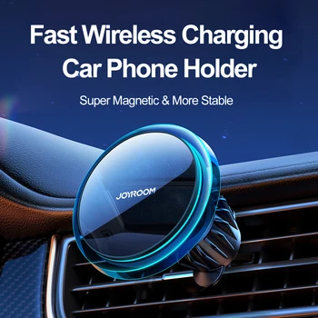 За iPhone 14 13 Pro Max QC3.0 Магнитно Безжично Зарядно за Кола Притежателя на Мобилен телефон 15 W Порт Type-C led Автомобилни Аксесоари