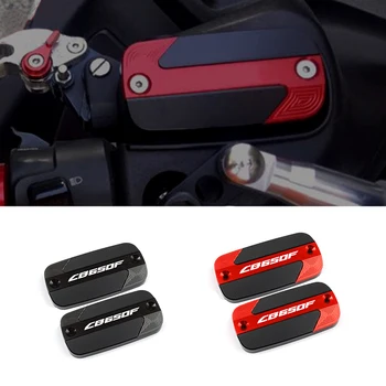 За Honda CB650F CB 650F 2014-2018 Аксесоари за мотоциклети Алуминиев преден спирачен резервоара с ЦПУ, капачката на резервоара за течност, капачката на масления чаши