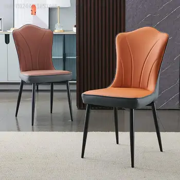 Трапезария стол нов стил 2023, лек, луксозен битова трапезария стол от висок клас, маса за хранене и стол за търговски хотелския ресторант