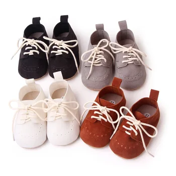 Детски обувки; класически кожени обувки за малките момчета и момичета; разноцветни детски мокасини гумени подметки с защита от подхлъзване; детски мокасини за новороденото;