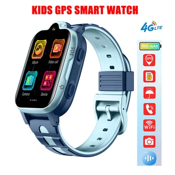 K15 Детски смарт часовници 4G видео разговори WIFI СИМ SOS GPS Местоположение Свързване на Фитнес гривна Спортни Водоустойчив Мобилни умни часовници за момичета