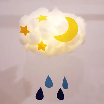Нов лампа във формата на облак, лека нощ за стая със собствените си ръце