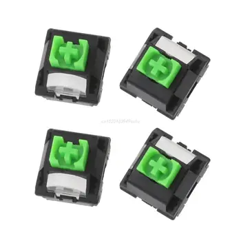 4 бр. осеви ключове RGB зелен цвят за игрални клавиатури razer Blackwidow Elite, преминете на вала за механична клавиатура