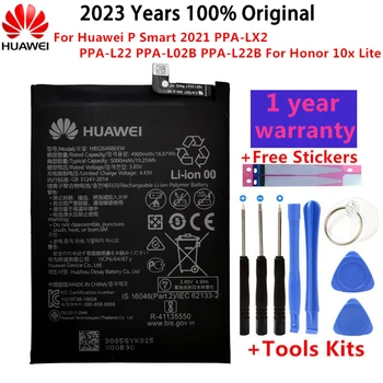 100% Оригинален 5000 ма HB526488EEW За Huawei P Smart 2021 ЗОП-LX2 ЗОП-L22 ЗОП-L02B ЗОП-L22B за Честта 10x Lite Батерия Bateria