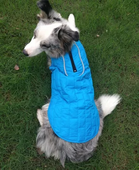 Двустранен яке за кучета, дрехи на лигавицата, стеганое палто, светоотражающая водоустойчив дрехи за малки, средни и големи кучета, зимни градинска облекло