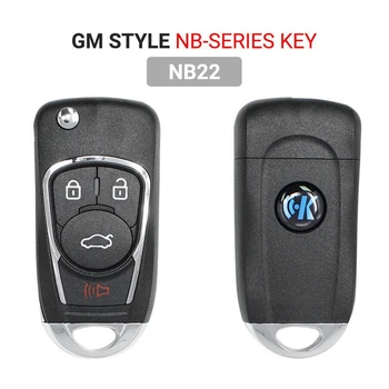 За KEYDIY NB22-4 KD Автомобилен ключ с дистанционно управление, Универсални Аксесоари с 4 бутони За KD900/KD-X2 KD MINI/KD-MAX За GM Style