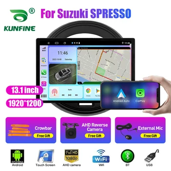 13,1-инчов автомобилен радиоприемник за Suzuki SPRESSO, кола DVD, GPS-навигация, стерео уредба, Carplay, 2 Din, централна мултимедиен Android Auto