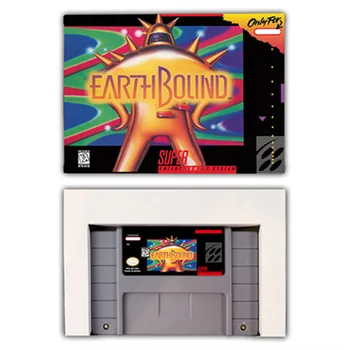 RPG-игра за Earthbound - Игрален патрона с кутия за 16-битова конзола SNES версията на NTSC в САЩ