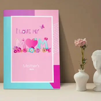 Подарък-картичка за Деня на майката, 3D картичка за Деня на майката за парти в чест на Деня на благодарността, Нова година