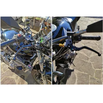 Мотоциклет лост спирачка съединител 7/8 инча Универсален централен хидравличен цилиндър от кован алуминий за café Racer, Yamaha, Aprilia