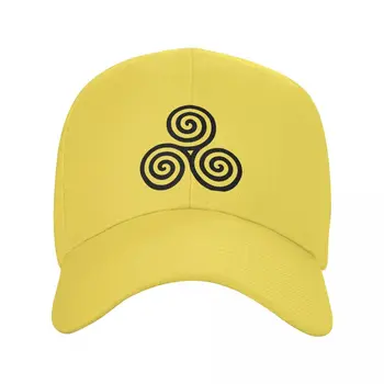 Персонализирани келтски навити символ, бейзболна шапка на Келтите, Дамски Мъжки Дишаща Шапка на шофьор на камион, Градинска