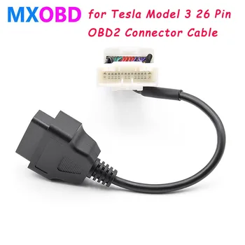 Безплатна Доставка на 26-пинов конектор Tesla Model 3 OBD-II Диагностичен колан Електронен кабел на Нов енергиен кола