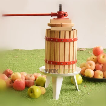 Ръчна преса за дърво, ябълки, грозде, сот, извличане и отделяне на сок