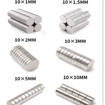 Силен магнит Силен магнит 10x1/1.5/2/3/5/ лист 10 мм high-performance през цялата рубидий неодим, желязо бор магнит