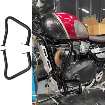 Нова мотоциклетът горната част на предната защита на двигателя от Развалина, за Triumph Scrambler 1200XC/XE 2019-2020