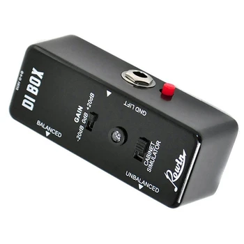 2X DI BOX LEF-331 Micro-DI с Cab Sim И педала на китарни ефекти True Bypass