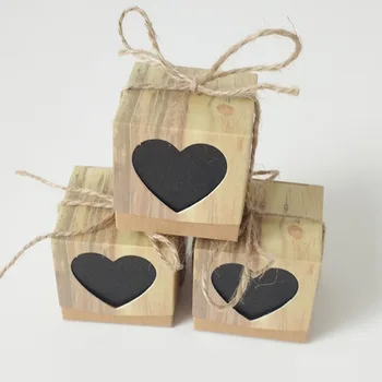 10 бр./лот, скъпа кутия шоколадови бонбони във формата на сърце, хартия, подаръчни кутии, украса за детски рожден ден, теми за детската душа