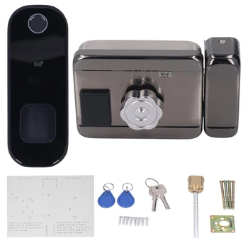 Интелигентна система за заключване на вратите за самодиагностика на пръстови отпечатъци, карта парола, дигитална система за заключване на вратите за домашна сигурност
