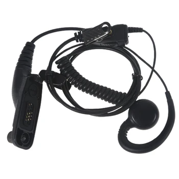 Меки слушалки с Г‑образна лети ушни, куки, съвместими с берушами Motorola MICXpr-6300/6350/6500/6550/6580, удобни в чорап