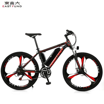 26-Инчов планински електрически литиево-йонна велосипеди за възрастни, електрически мотор с променлива скорост за оф-роуд