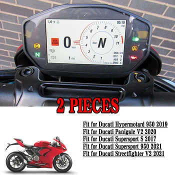 Подходящ за Ducati Hypermotard950 Supersport950 Streetfighter PanigaleV2 Мотоциклетът Група Защитно Фолио от Драскотини Протектор на Екрана