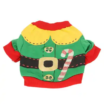 Коледна тениска за кучета, Коледа пуловер за кучета, мек пуловер за средни и малки домашни любимци за чихуахуа