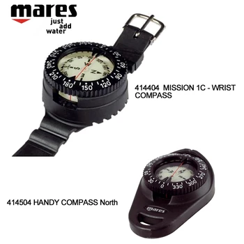 Инструмент Mares HANDY COMPASS North Или инструмент MISSION 1C НАРУЧНЫЙ КОМПАС за подводно гмуркане, подводен компас, аксесоари за плуване