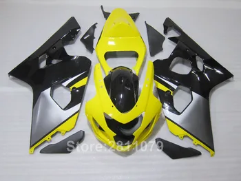 Комплект мотоциклетни обтекателей за Suzuki SRAD GSXR600 04 05 GSXR 600 750 2004 2005 жълто-черен комплект обтекателей TI19
