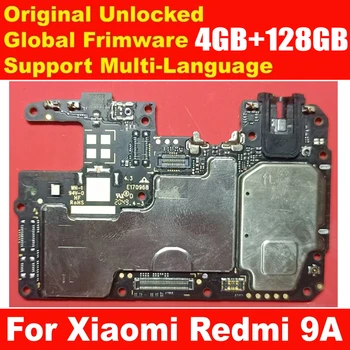 Оригиналната Глобална дънна Платка Frimware За Xiaomi Redmi 9A 4GB 128GB С пълни Чипове Такса за картата M2004C3L дънна Платка Добра работа 9 A